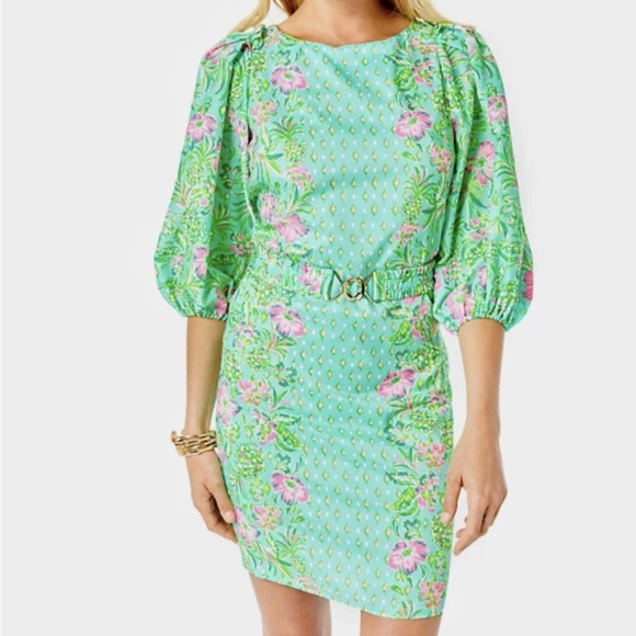 Lilly Pulitzer Dresses & Skirts - Lilly Pulitzer floral belted dress
